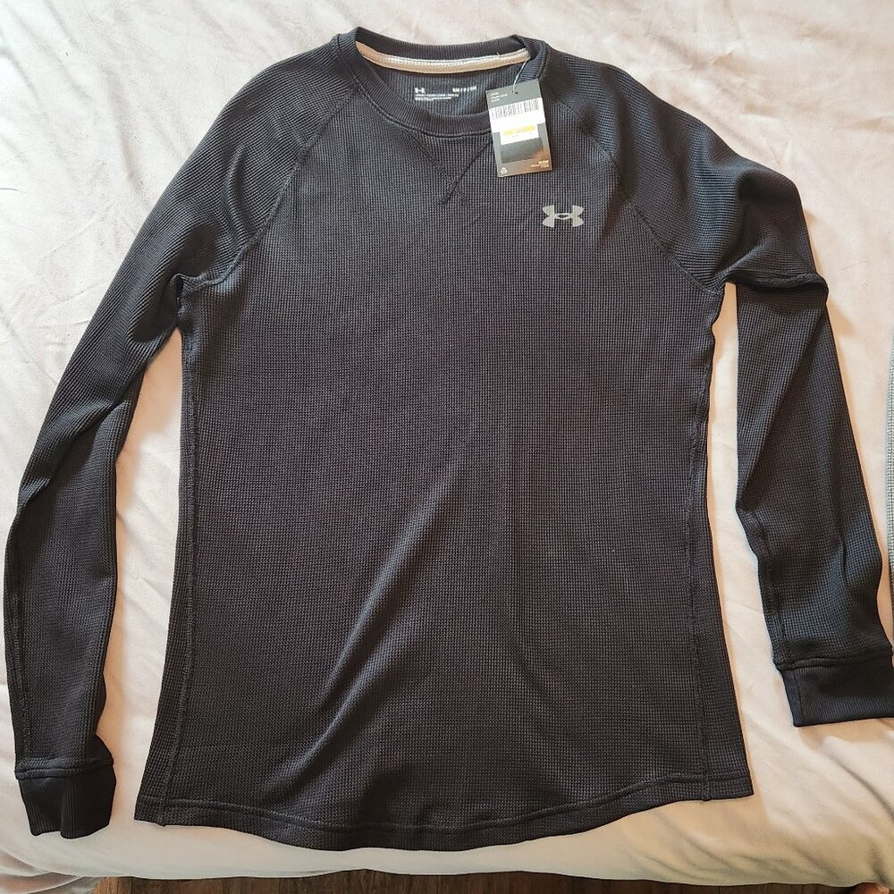 Men's Under Armour Waffle Crew Long Sleeve